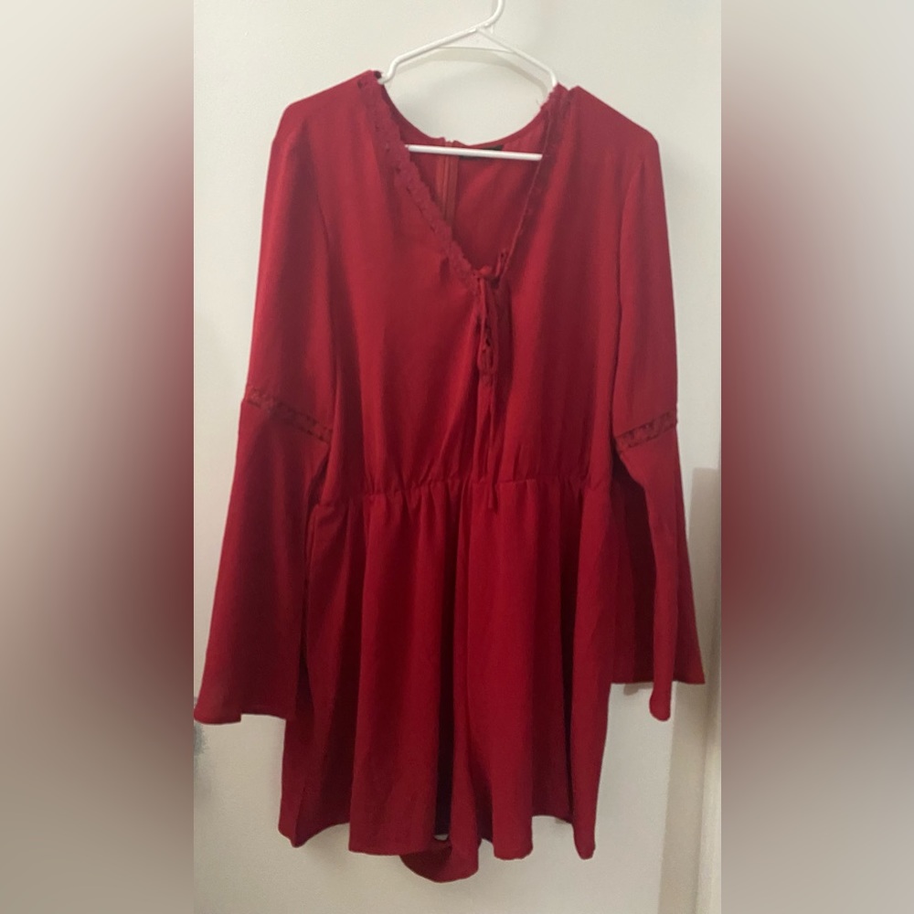 Shein Red Romper